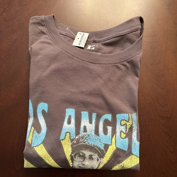 Elton John Los Angeles Dodgers Graphic Tee - Gray NWT 🎤🎹😎 - Picture 2 of 5